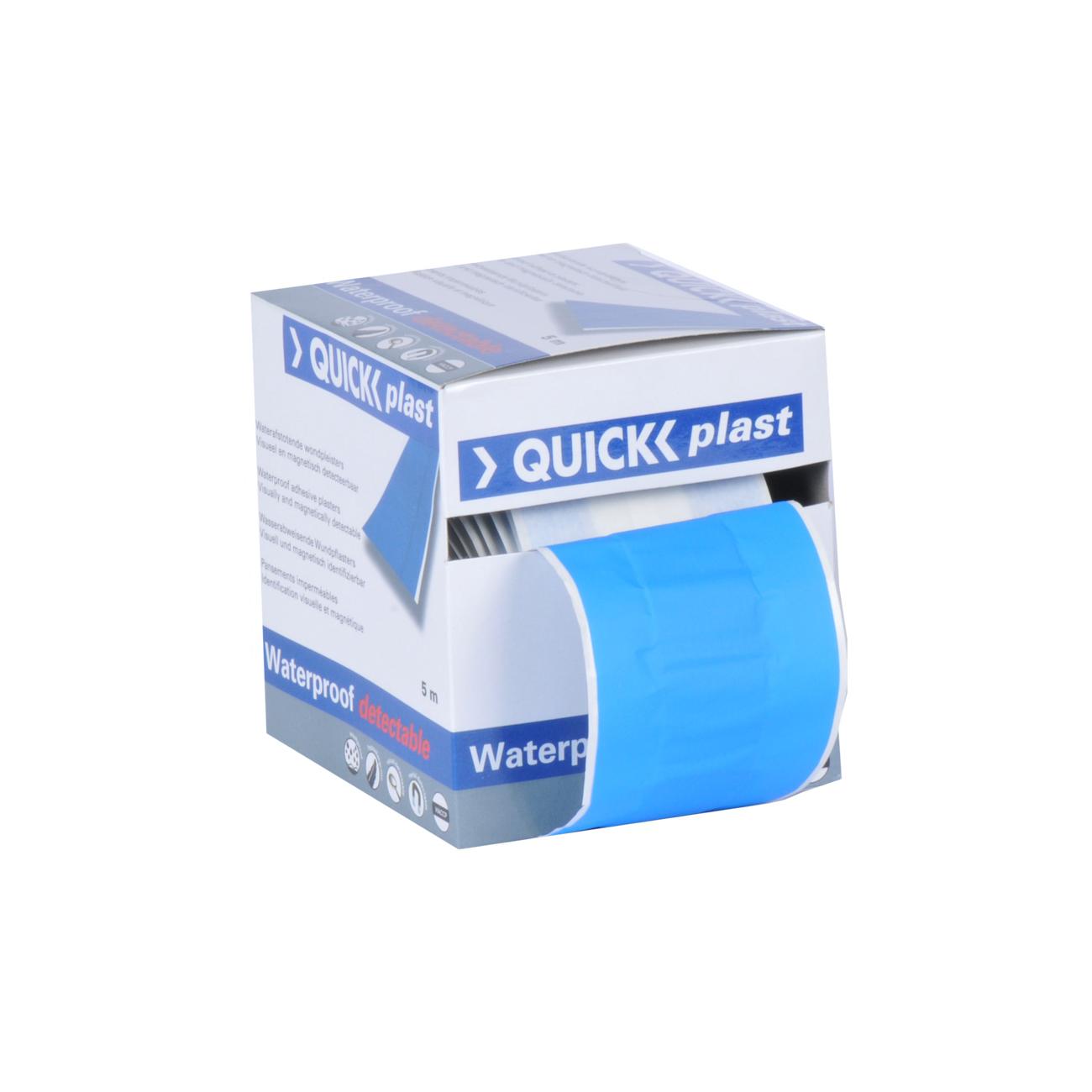 QuickPlast Water Resistant Pleisters Detecteerbaar (6 Cm X 5