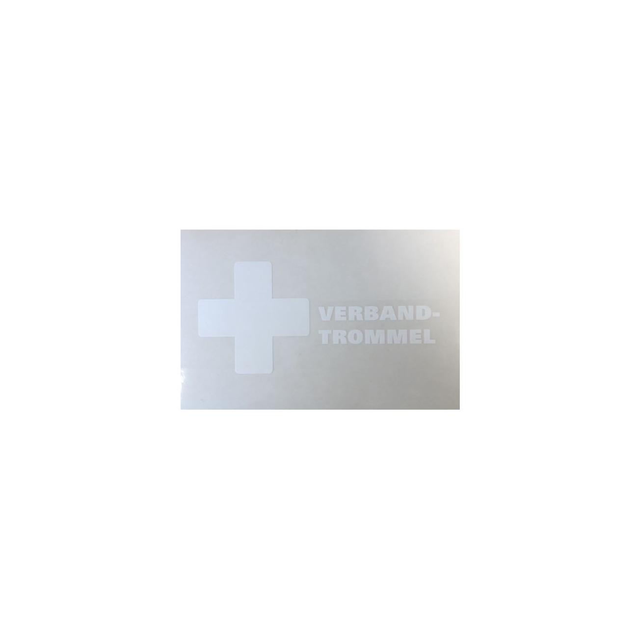 Sticker Verbandtrommel Transparant